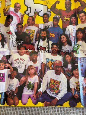 Keith Haring POP Shop poster, Vintage 1980's  & Phoenix Art Museum Coloring Book